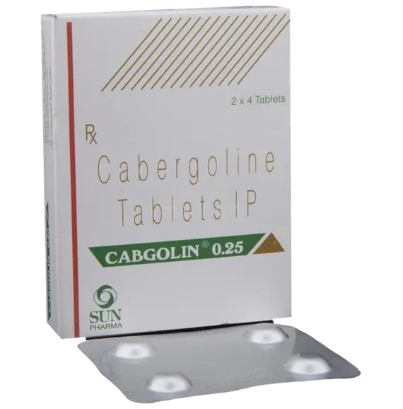 cabgolin 0.25mg tablet 4's